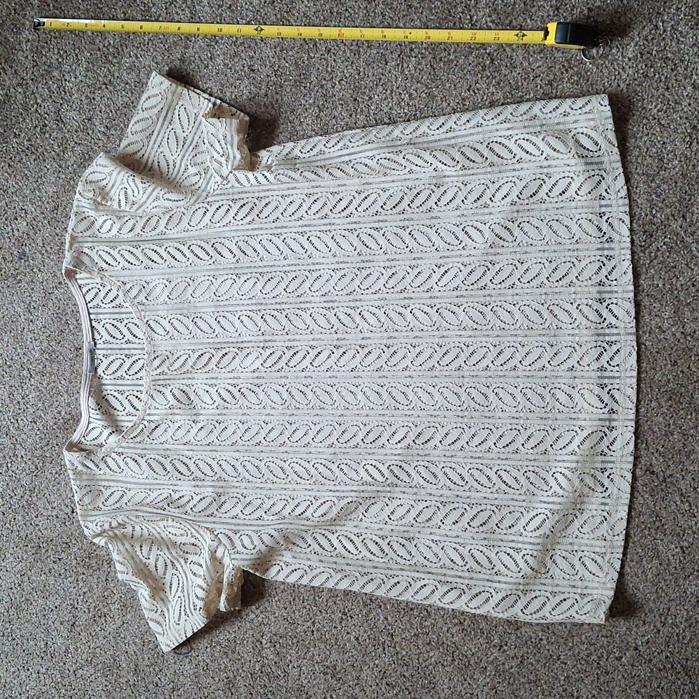 Intimissimi Tan Cut Out Blouse - Size L